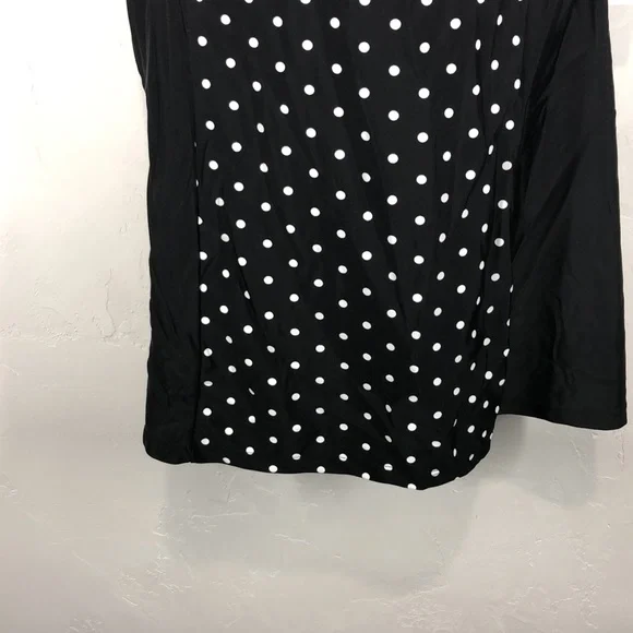 NWT Swim by Cacique black and white polka dot swim tank size 40C - Picture 4 of 13